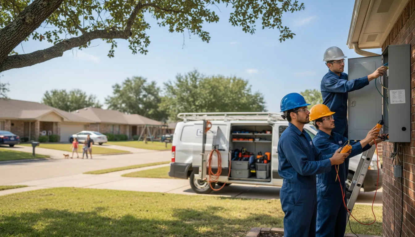 Certified electrician providing emergency electrical services in Talala, OK
